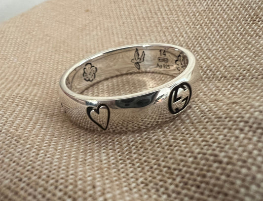 Gucci Blind for Love Silver Ring - Sterling Silver
