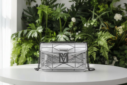 MCM Silver Travia Calfskin - Limited Edition