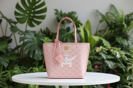 MCM Pink Mini Himmel Tote