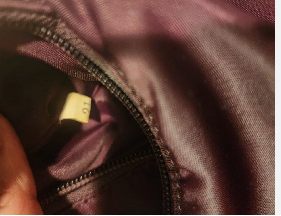 Prada Nylon Shoulder Bag Burgundy