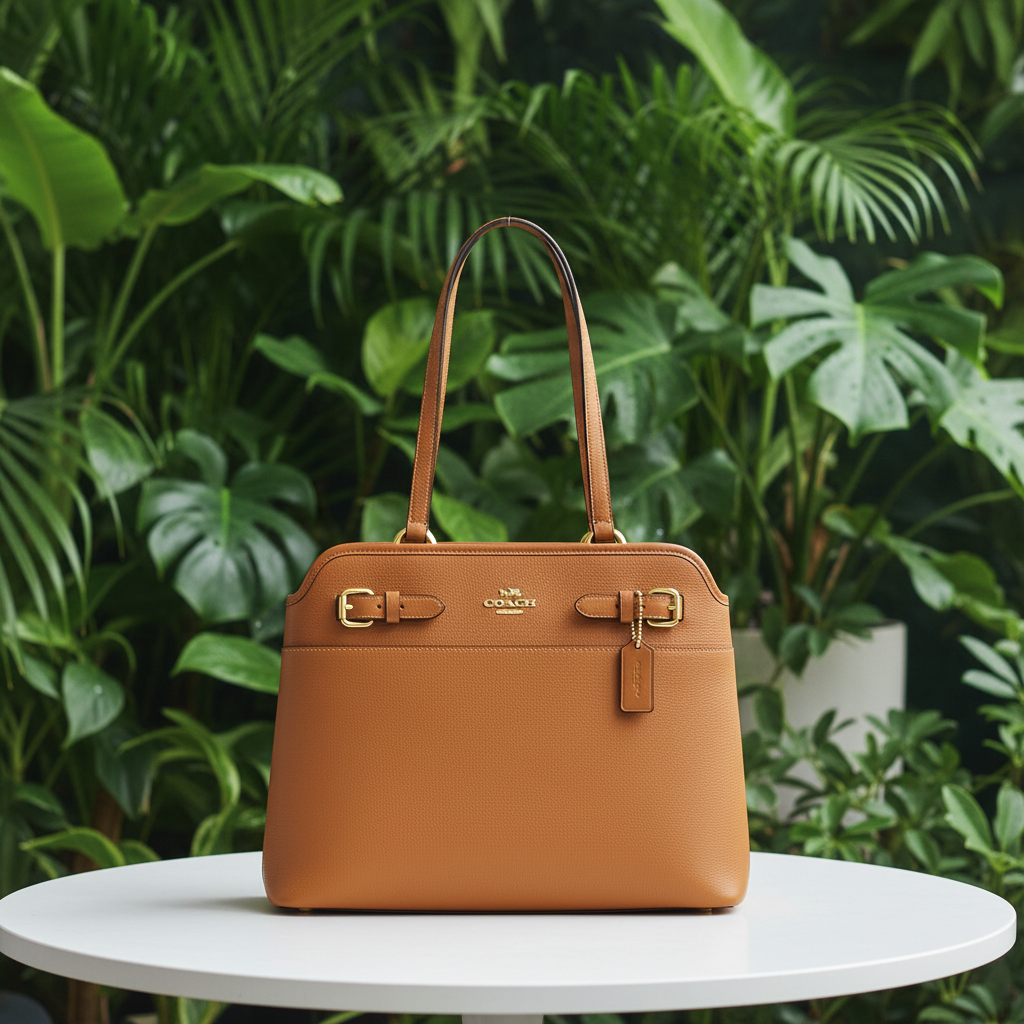 Coach Brown Leather Easton Tote