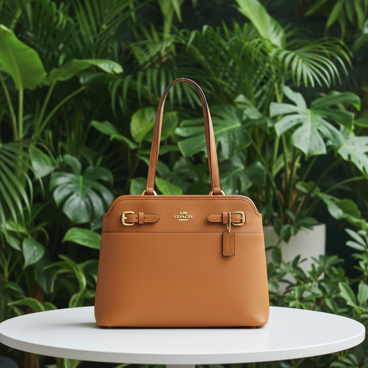 Coach Brown Leather Easton Tote
